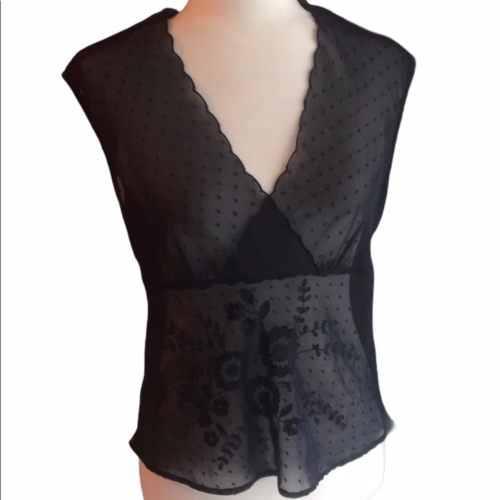 Sheer blouse